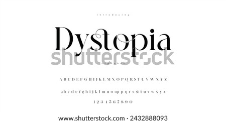 Elegant Ligature Script Font Alphabet
