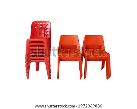 Similar – Image, Stock Photo Single stacking chair