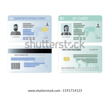 Personal identification card, ID card.