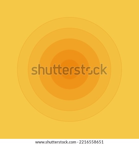 An abstract element depicting a radial pulsation, a source of pain, or a sound wave. Vector illustration.