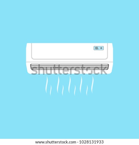 Air conditioner icon. Vector illustration.