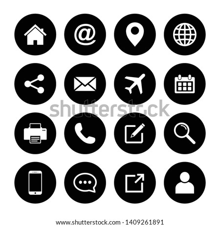 Website icon set, Web icon Set, symbol vector