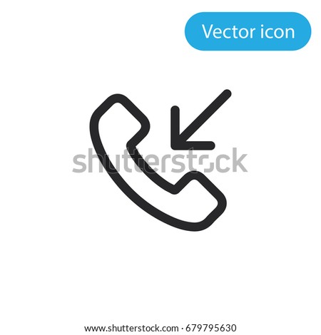 Callback  vector icon, simple telephone symbol sign, modern vector illustration for web, mobile design 