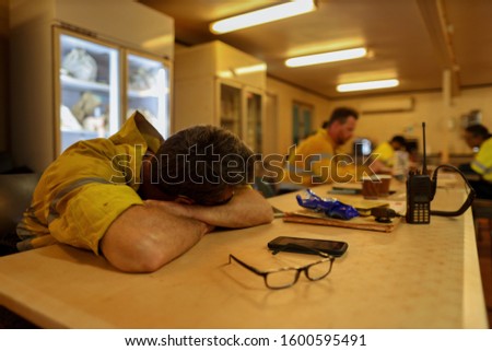 Similar – Image, Stock Photo after-lunch nap in the sun