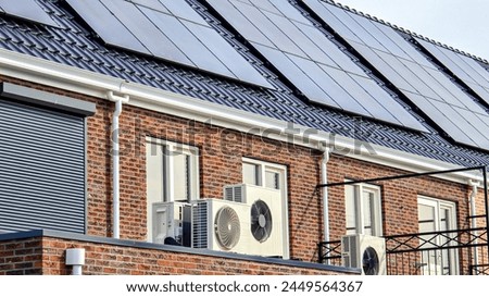 Similar – Image, Stock Photo air source heat pump.