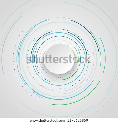 Abstract bacgkround with circles. Vector design element.