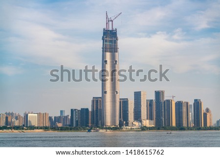 Similar – Foto Bild Wolkenkratzer im Bau