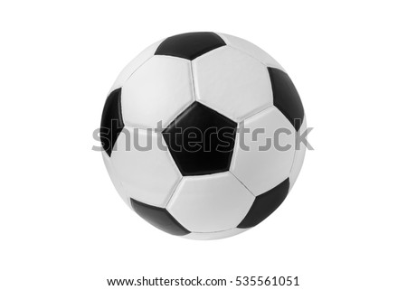  soccer ball on isolated.  Stockfoto © 