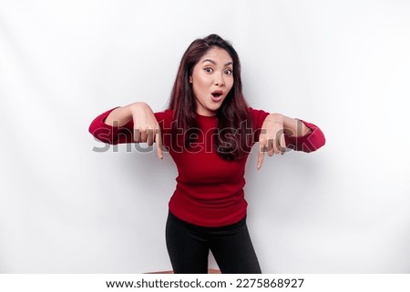 Similar – Image, Stock Photo female bottom in red swimsuit on wooden bridge