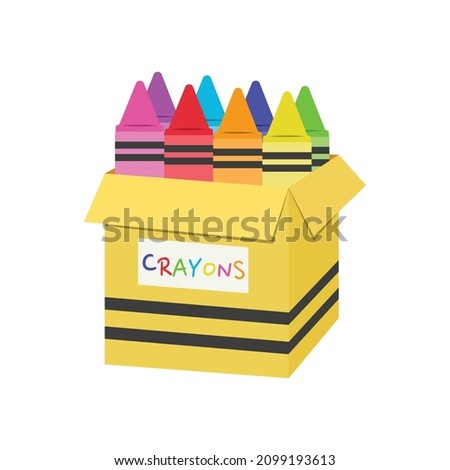 Box Of Crayons Clipart | Free download on ClipArtMag