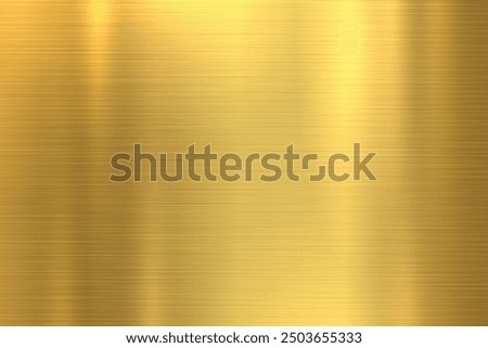 Gold fine brushed steel metal texture , brass background vector illustration