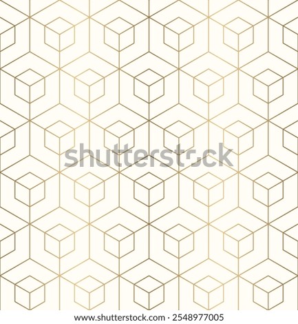 Similar – Image, Stock Photo Hexagonal creamy pattern wallpaper 3d render, abstract background, pastel tones toy, geometric shapes, simple mockup, minimal design elements, Color palette soft colors tones