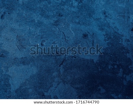 Beautiful Abstract Grunge Decorative Navy Blue Dark Stucco Wall Background. Art Rough Stylized Texture Banner With Space For Text,dark blue background colour concept 2020. Color of the year 2020