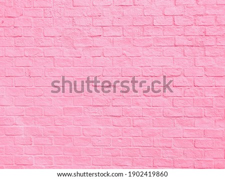 Similar – Foto Bild Rosa Ziegelwand mit braunem Sitz.