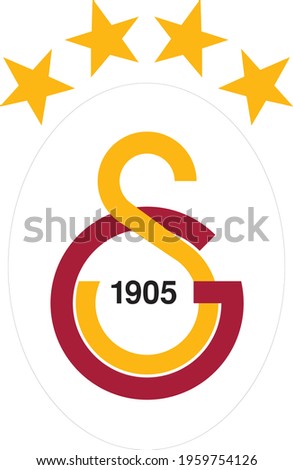 galatasaray soccer team vector logo