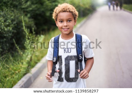 Similar – Image, Stock Photo 2018 Boy (child)