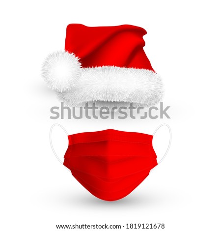 Similar – Image, Stock Photo Weihnachtsmann mit Maske