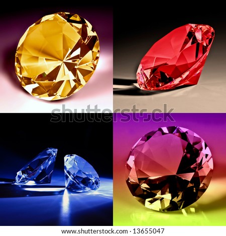 Colorfull diamonds collection