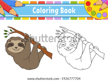 Download Cute Sloth Coloring Pages At Getdrawings Free Download