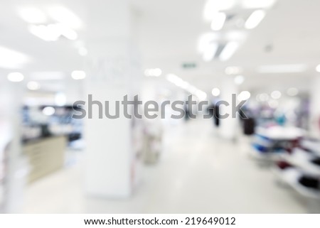store blur background