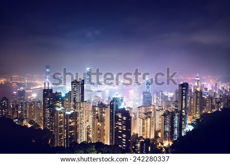 Hong Kong island from Victoria\'s Peak