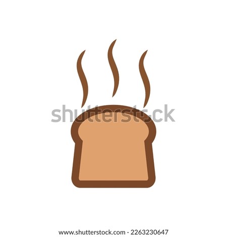 Bread toaster icon symbol vector logo design