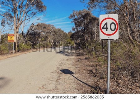 Similar – Image, Stock Photo dirt road in the village