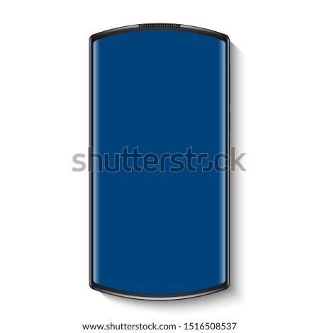 smartphone realistic object. vector illustration design