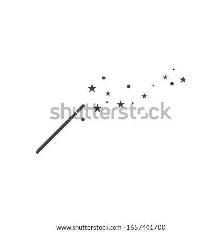 Wand Magic stick icon vector template