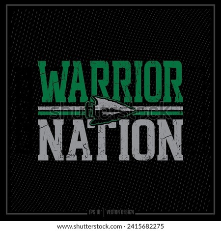 Distressed Warrior Nation, Warrior Nation, Sports emblem, Sports