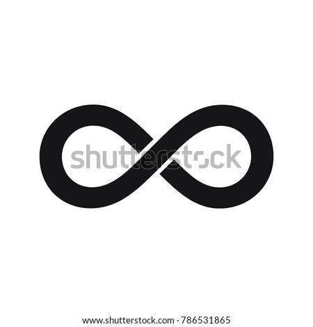 infinity symbol or sign, infinity icon, 