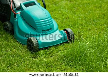 Typical summer activity - mowing the lawn