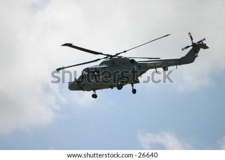 British Royal Navy Helicopter