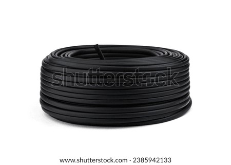 Image, Stock Photo A roll of cable with mirroring