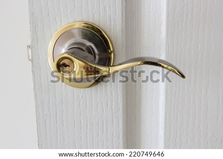 the door handle