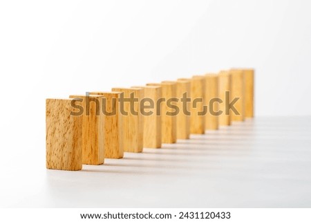 Similar – Image, Stock Photo Domino the parlour game