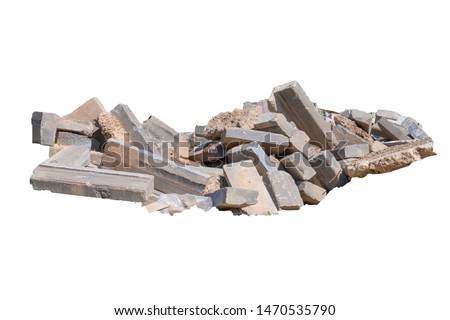 Similar – Image, Stock Photo debris at home construction site. Home renovation