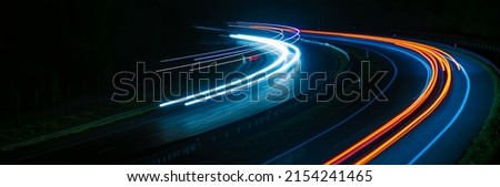 Similar – Foto Bild Autobahn bei Nacht