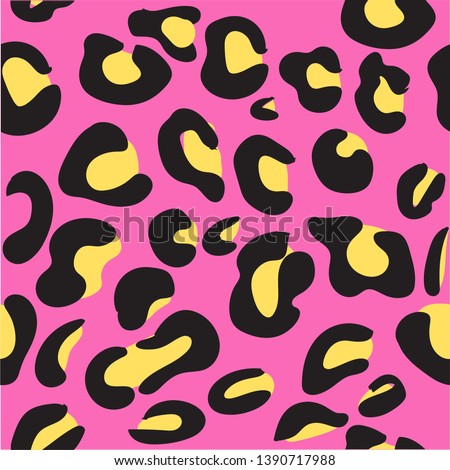 Seamless pink leopard skin texture