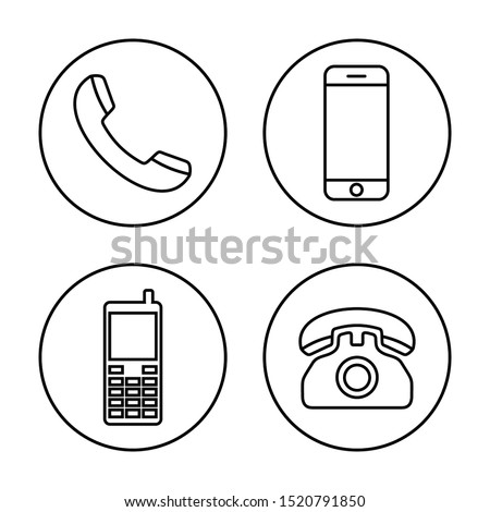 Phone icon vector. Call icon vector. mobile phone smartphone device gadget. telephone icon. Contact