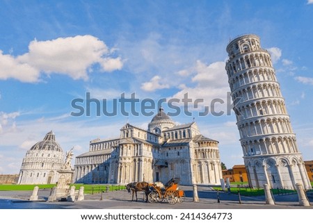 Similar – Image, Stock Photo Famous church in the fields of Tuscany, Italy