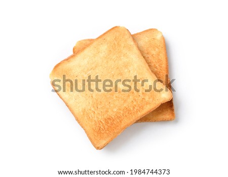 Similar – Image, Stock Photo Two slices of bread