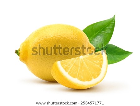 Image, Stock Photo lemon Lemon Lemon yellow