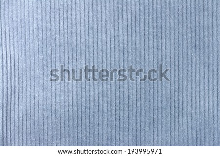 Fragment of blue-gray velvet fabric.