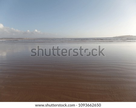 Similar – Image, Stock Photo Hazy beach Essaouira