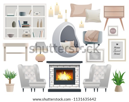 Hygge Style Elements Set