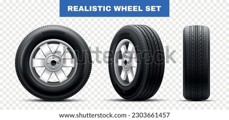 Similar – Image, Stock Photo Tyre trade Tire Tire tread