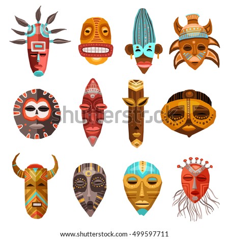 Vector Tribal Mask | Download Free Vector Art | Free-Vectors