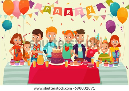 Kids Birthday Party Clipart | Free download on ClipArtMag