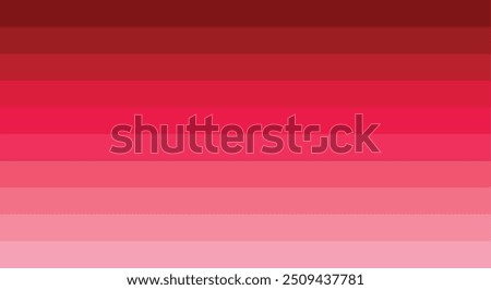 red monochrome color horizontal stripes, combination with its elegance and depth. redy monochrome color vector illustration.